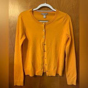 Banana Republic golden cardigan Sz Medium
